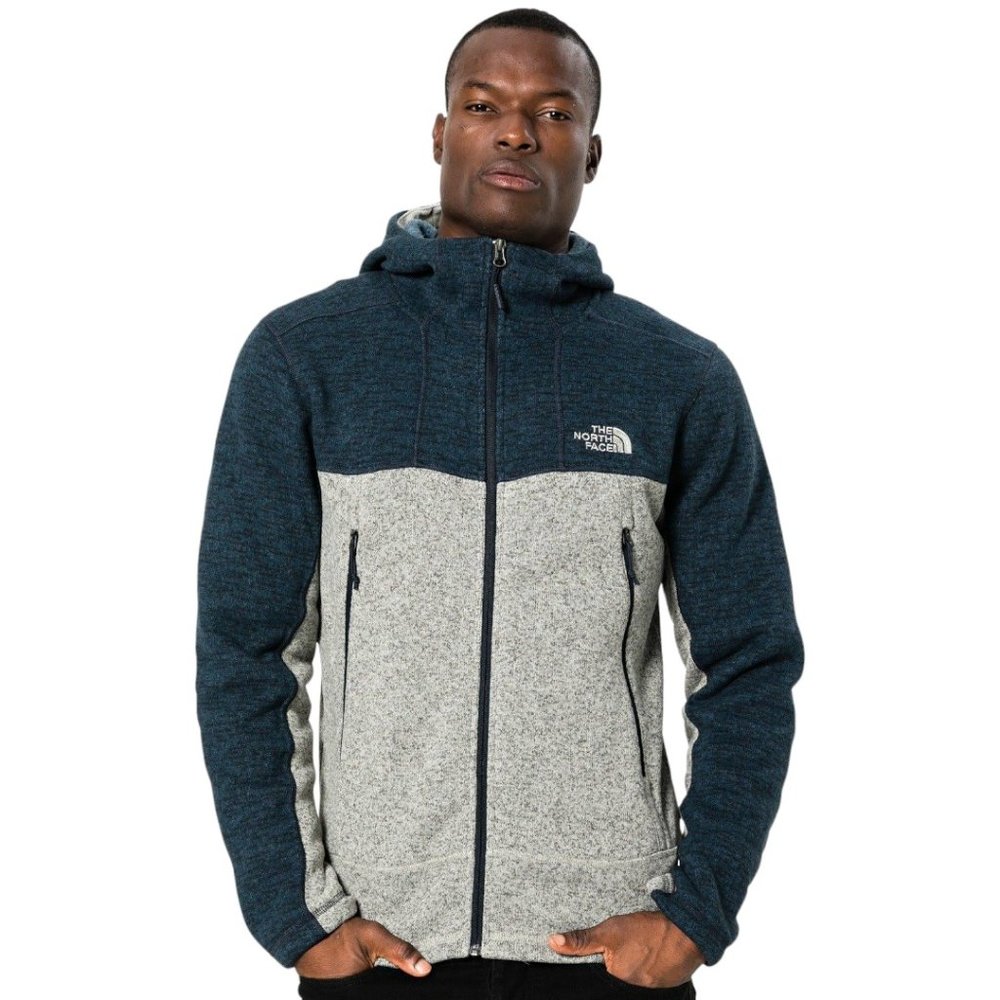 The North Face Gordon Lyons Full Zip Hooded Jacket Blue Gray